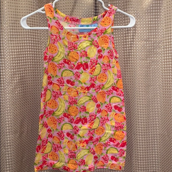 Adorable Jane Ashley Fruit Dress Size M - Picture 1 of 3